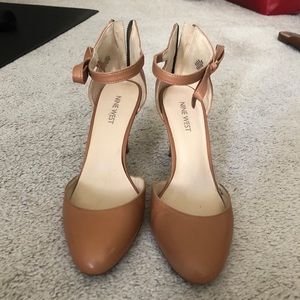 Nude Nine West heels